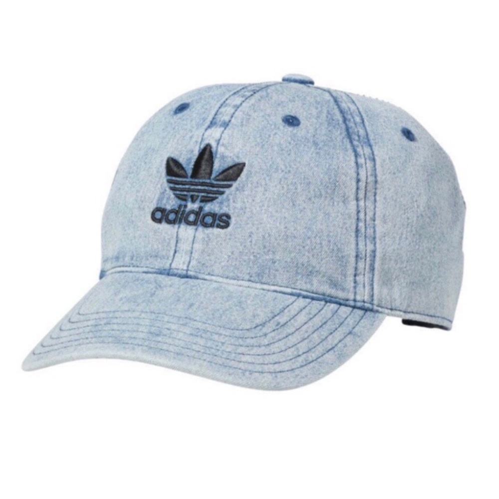 SOLD 🆕 | 🧢 Adidas Trefoil Denim Hat - Picture 3 of 8